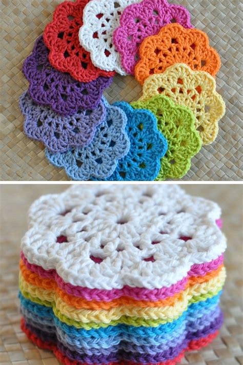 Spring Blooms Crochet Coaster. Photo Credit: theunraveledmitten.com. Welcome spring with this easy crochet pattern for coasters! They are worked up with a basic crochet stitch and create a …